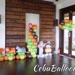 Jungle Safari Balloons with Standees at Monterrazas de Cebu