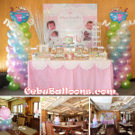 Melyssa Gwyneth’s Christening Balloon Decoration at Pino Restaurant