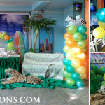 Safari Budget Balloon Decoration Package A at Seafood Island Rainforest