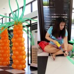 Tree Balloon Pillars at Amara