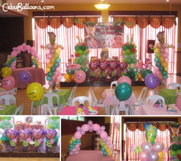 Fairy Theme Balloon Decoration Package at Hannah's Party Place