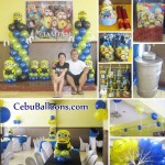 Minions Theme Balloon Decoration with Party Package at Hannah’s Party Place
