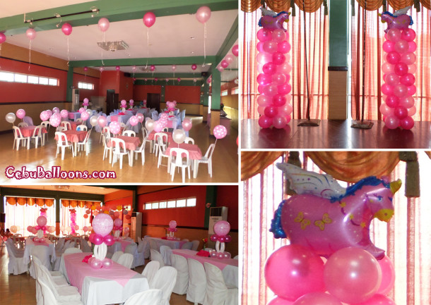 Pink Circus theme Birthday Decoration at Hannah's Party Place