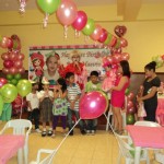 Strawberry Shortcake Balloon Decoration at Hannah’s Party Needs