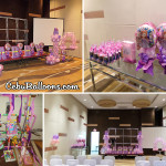 Sofia the First Balloon Decors for Abby's 2nd Birthday at Bayfront Hotel (Bantayan 1)