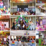 Composite image of Projects done by Cebu Balloons