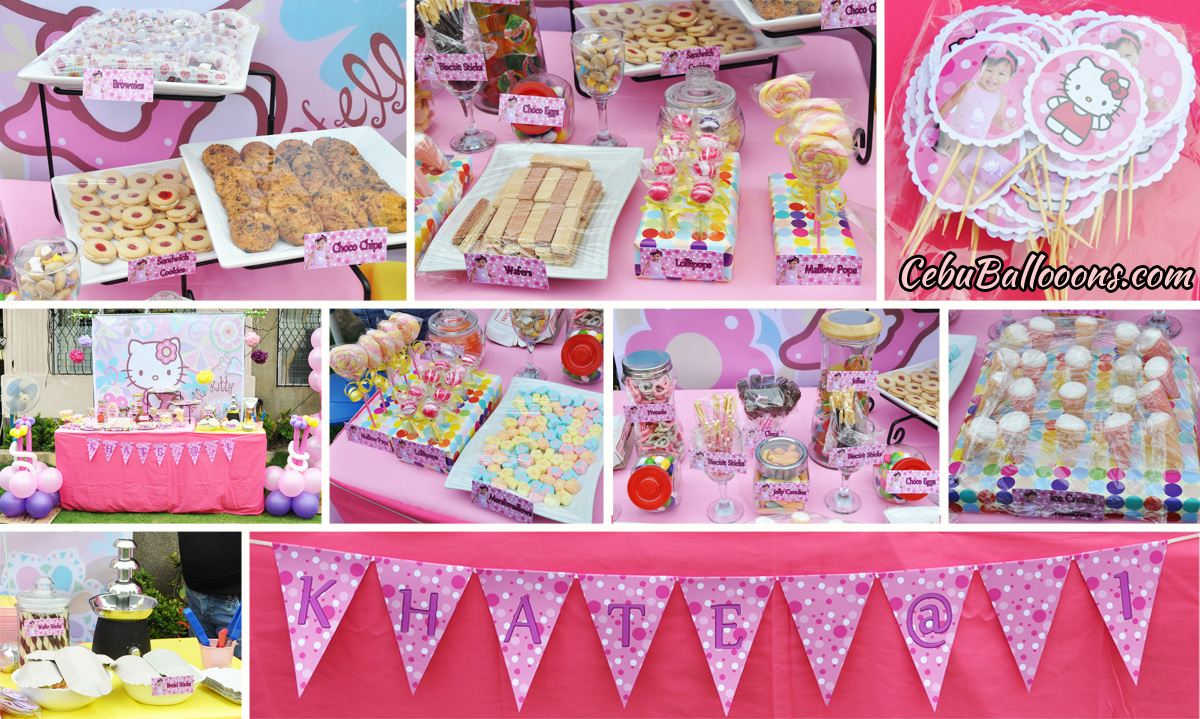 Hello Kitty Candy & Sweets Buffet | Cebu Balloons and Party Supplies