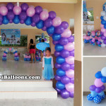 Balloon Decor Frozen Theme (Choi-choi) with Clown, Magician & Face-painter at Happy Homes, Lapulapu