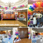 Disney Frozen Balloon Decors and Styro Art at Casino Espanol Barcelona Room