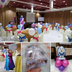 Disney Frozen Balloon Decors with Giveaways and Clown at Alta Cebu Resort