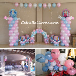 Elsa & Anna Balloon Decoration Package with Clown Host at Deca Homes 4 Bankal, Mactan