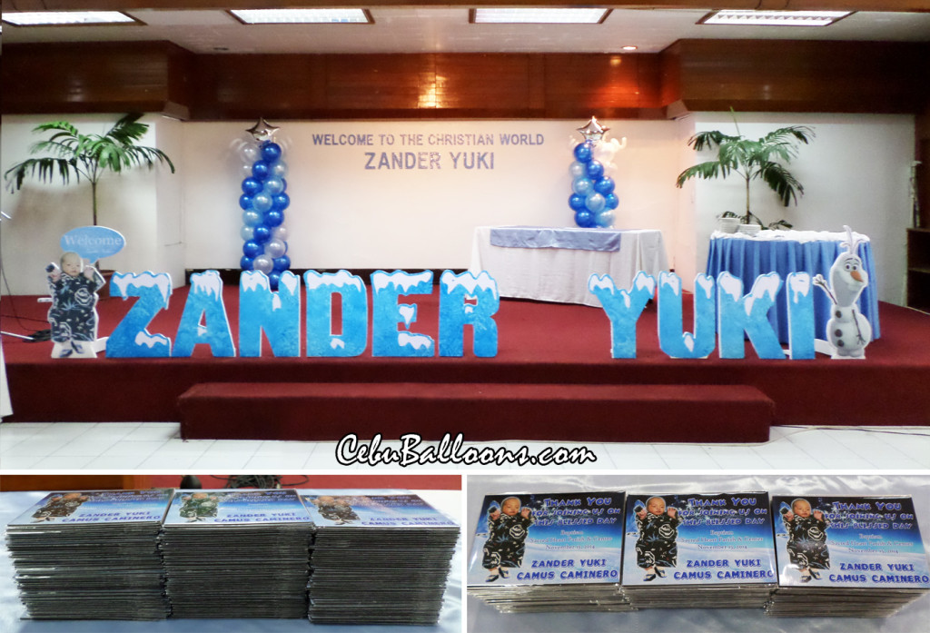 Olaf Theme Balloons, Styro Standees & Giveaways | Cebu Balloons and ...