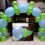 Underwater Theme Cake Arch with Balloonderitas