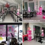 Girl Christening Decorations at Pino Restaurant White Room