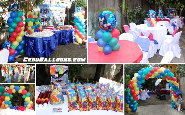 Justice League Decor & Party Supplies (Combo Package) at Riverside Bulacao