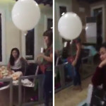 Thumbnail - Touching video of a dead child hugging his Mom through a White Balloon Post