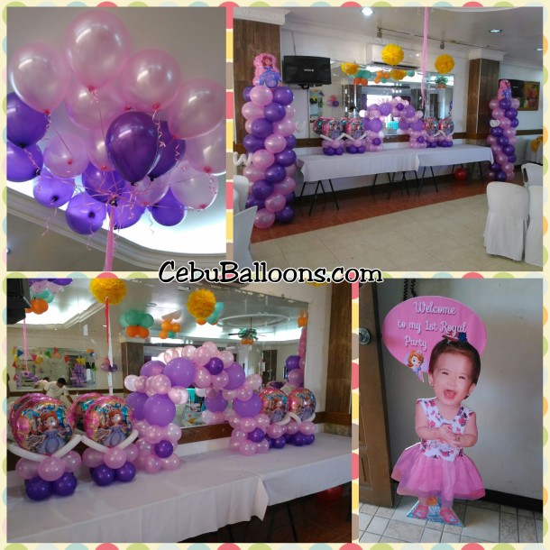 Sofia the First Balloons and Standees | Cebu Balloons and Party Supplies