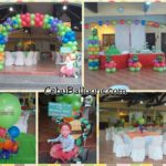 Ninja Turtle Balloon Decorations at an open clubhouse in Sto Nino Village