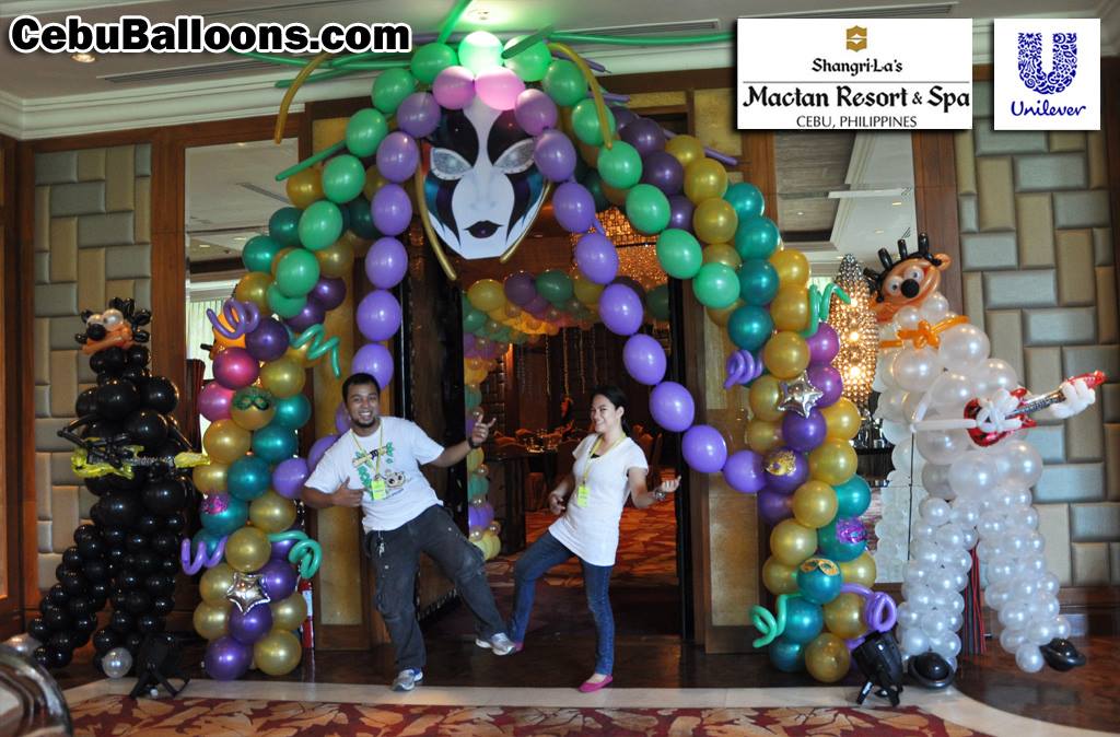 Customized Balloon Decoration for Unilever Company